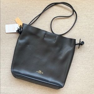 NWT Coach Derby Crossbody Black/ Oxblood